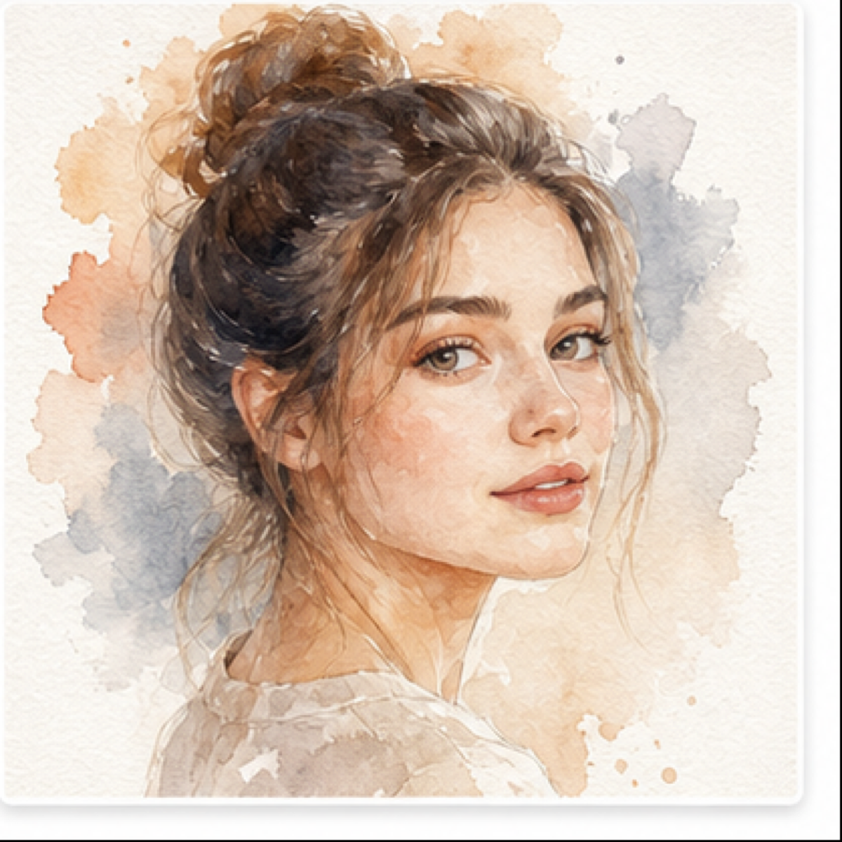 Turn a photo into watercolor art