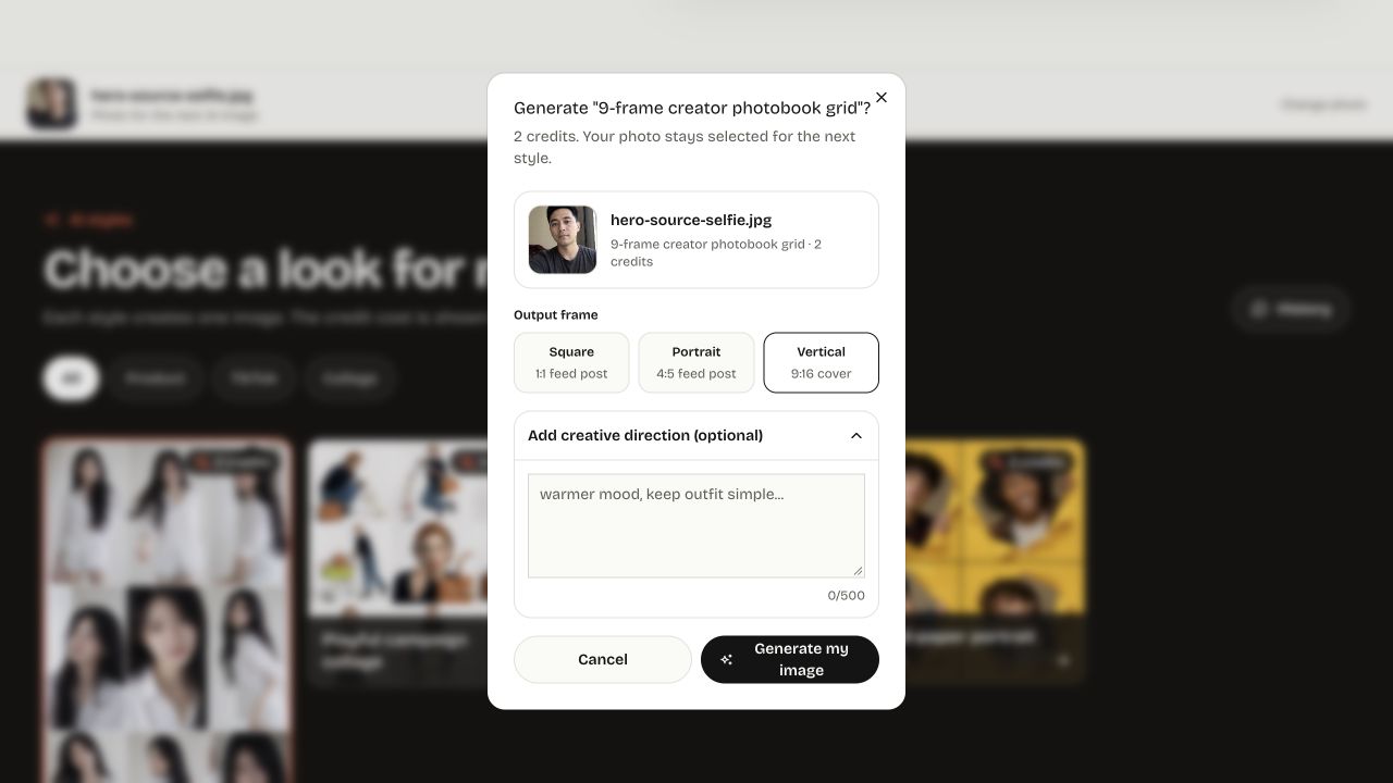How to Use AI Grid Maker: Choose a Style, Generate, and Download visual guide